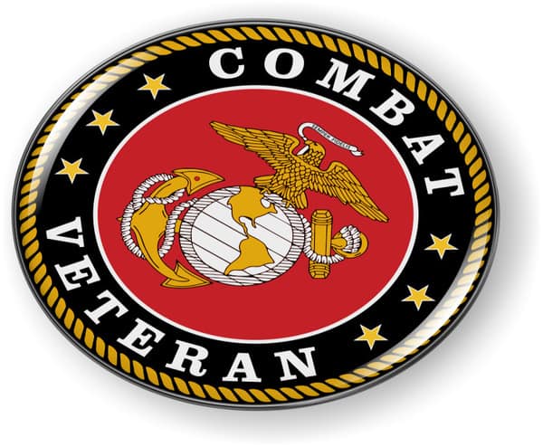 USMC Combat Veteran Emblem
